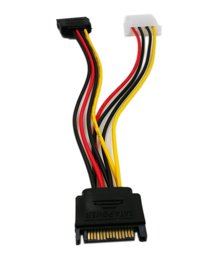 zdyCGTime 6-Inch SATA Power Cable Adapter for IDE to SATA Hard Drive/Optical Drive - Image 1